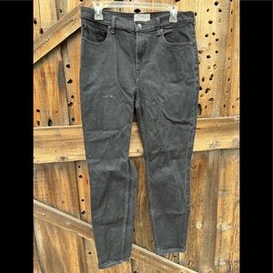 Everlane Men Black High Rise Skinny Fit Ankle Stretch Jeans Size 32 Regular